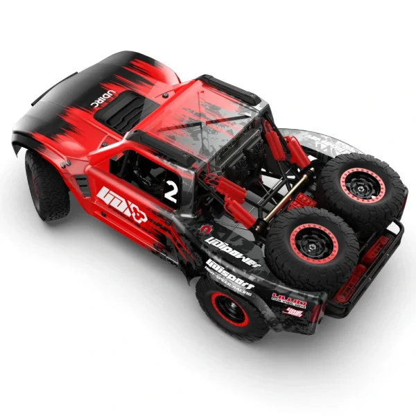 UDIRC 1002 1002SE V2 RTR 1/10 2.4G 4WD 60km/h RC Car Brushless Short Course Truck LED Light Gyro All Terrain Desert Off Road Truck Vehicles Models Toys - Image 2