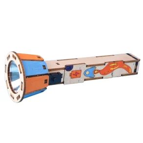 DIY Science Experiment Kit with Flashlight Educational Model Physics Toys Project Gift Kids Children