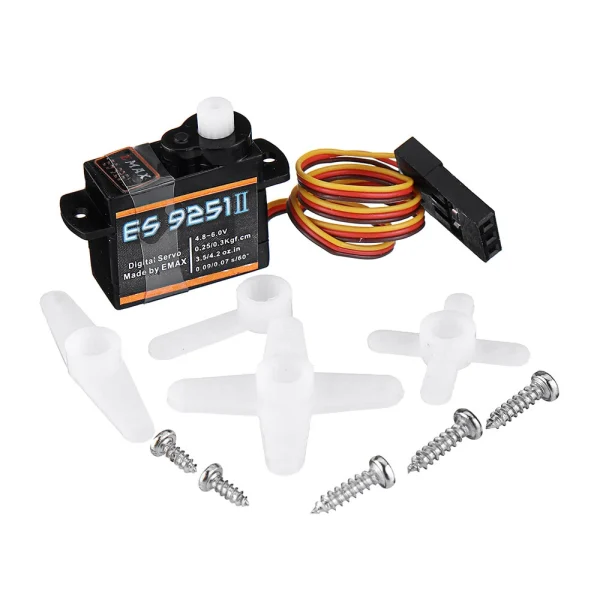 6PCS Emax ES9251  Upgrade Version 3g Plastic Gear Micro Digital Servo For RC Model - Image 9