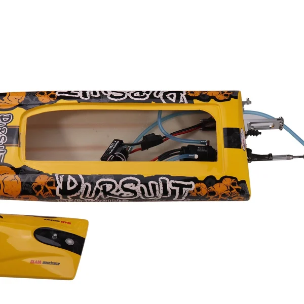 TFL 1106 Pursuit Fiberglass 82cm Brushless RC Boat Anti-Capsize 120A ESC without Servo Transmitter Battery Charger