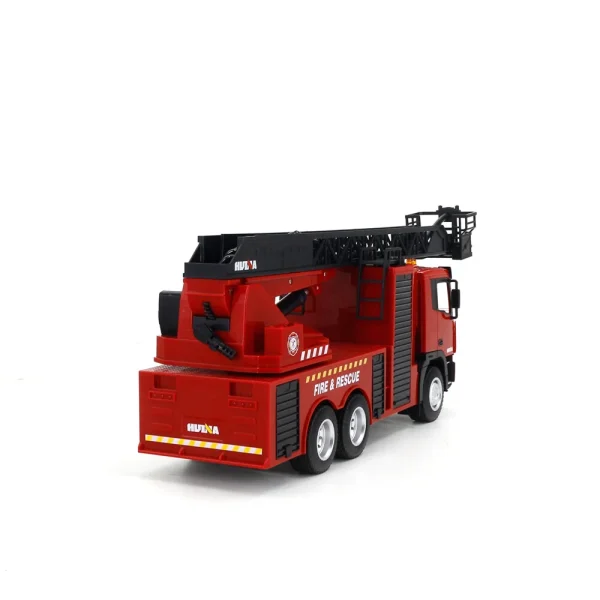 HUINA 1361 1/18 9CH Semi-Alloy Remote Control Engineering Toy Fire Climbing Rescue Aerial Ladder Vehicle RC Car Models - Image 4