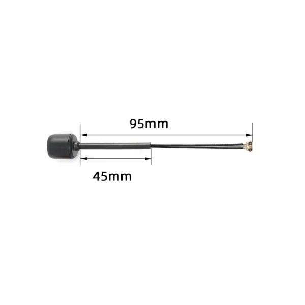FlyFishRC 40mm/95mm/145mm Dual-Band 5.8Ghz/2.4Ghz UFL FPV Antenna for DJI O3/O4/O4 PRO AirUnit RC Drone - Image 7