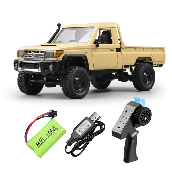 MNRC MN82 RTR 1/12 2.4G 4WD RC Car for TOYOTA Land Cruiser LC79 Rock Crawler LED Light Climbing Off-Road Truck Full Proportional Vehicles Models Toys - Image 4