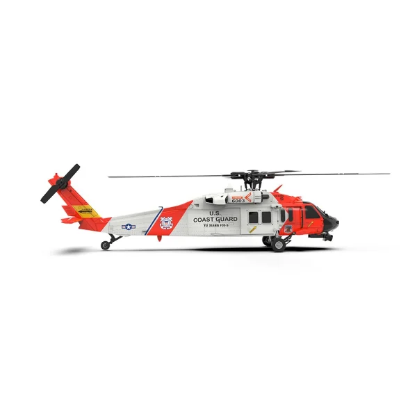 YXZNRC F09-S 2.4G 6CH 6-Axis Gyro GPS Optical Flow Positioning 5.8G FPV Camera Dual Brushless Motor 1:47 Scale Flybarless RC Helicopter RTF - Image 5
