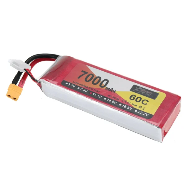 ZOP Power 11.1V 7000mAh 60C 3S LiPo Battery XT60 Plug for RC Drone - Image 5