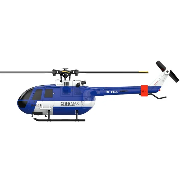 RC ERA C186MAX 2.4G 4CH 6-Axis Gyro Optical Flow Localization Altitude Hold Flybarless RC Helicopter RTF - Image 4
