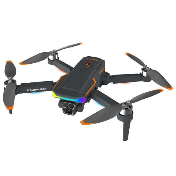 ZHENG FEI TOYS F168 Three Camera WiFi FPV with 3 HD Lens Dual Servo Gimbal 360 Obstacle Avoidance Optical Flow Positioning Brushless Foldable RC Drone Quadcopter RTF - Image 6