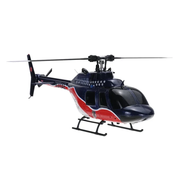 Eachine E186 1:27 Bell-206 Scale 2.4G 6CH Altitude Hold Optical Flow Positioning Dual Brushless Motor RC Helicopter - Image 3