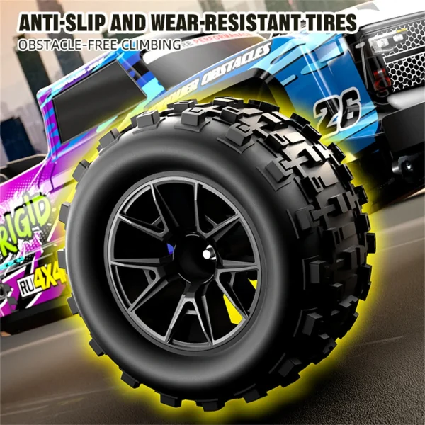 JJRC C8803 RTR 1/12 2.4G 4WD Brushless RC Car Wind Walker High Speed Off-Road Truck Vehicles LED Light Full Proportional Alloy Chassis Oil Filled Shocks Models Electric Toys - Image 5