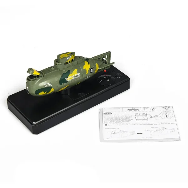 ShenQiWei 3311M 27Mhz/40Mhz Electric Mini RC Submarine Boat RTR Model Toy - Image 4