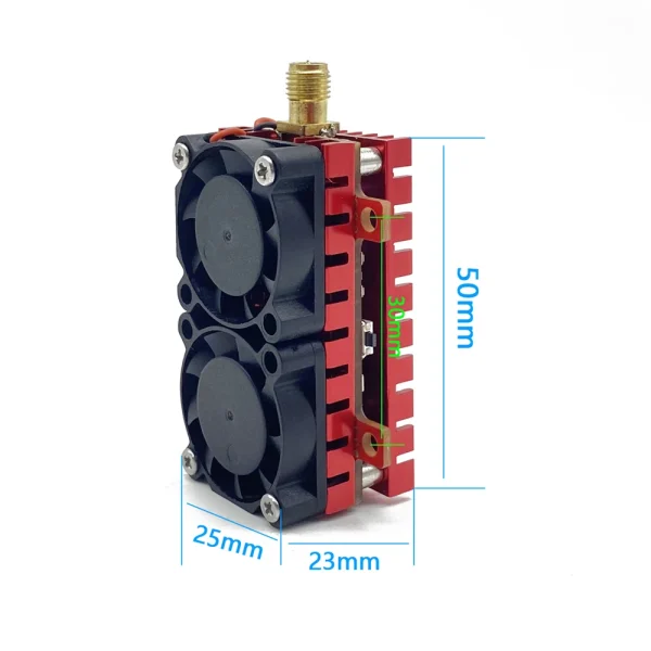 SLONWAKE 5.8G 48CH 5W FPV Transmitter 200mW 500mW 1200mW 5000mW VTX Dual Cooling Fan Built-in Microphone for RC Drone Airplane Long Rang - Image 2