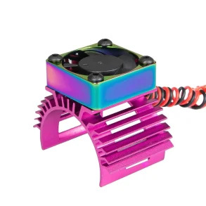 Upgraded Metal Motor Cooling Fan Heatsink Radiator for 380 540 550 3650 Brushed Brushless Engine RC Cars Vehicles Models Spare Parts