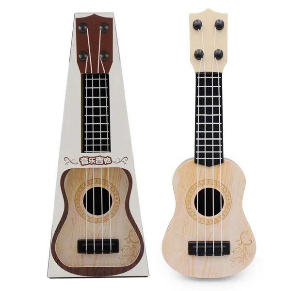 4 Strings Mini Classical Guitar Ukulele Model Early Education Musical Instruments for Kids Beginners Toy - Image 2