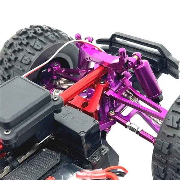 Upgraded Metal Spare Steering Group Fixing Parts Accessories for MJX 1/14 14209 14210 RC Car Vehicle Models - Image 4