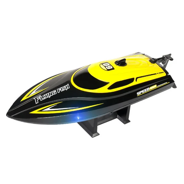 HXJRC HJ812 2.4G 4CH RC Boat High Speed LED Light Speedboat Waterproof 25km/h Electric Racing Vehicles Models Lakes Pools Remote Control Toys - Image 5