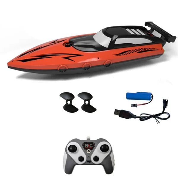 3502 3503 1/36 2.4G RC Boat Speedboat Dual Motors Waterproof LED Light Remote Control Ship High Speed Vehicles RTR Models - Image 3