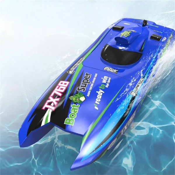 TY XIN 768 Brushless RTR 2.4G 30km/h RC Boat Jet Speedboat Water Cooling Waterproof Remote Control Ship High Speed Full Proportional Vehicles Models Toys - Image 3