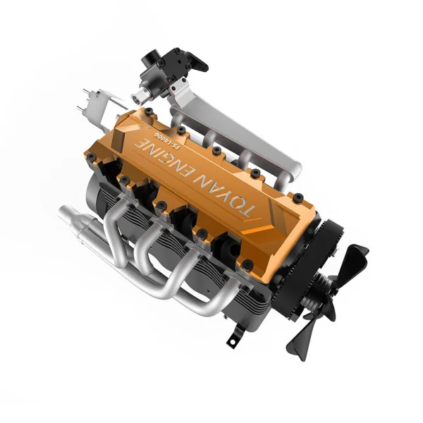 TOYAN FS-L400 14cc Inline 4 Cylinder 4 Stroke Water-Cooled Assembly Gas Engine Model for RC Model Car Ship Airplane Vehicles Boats Parts - Image 3