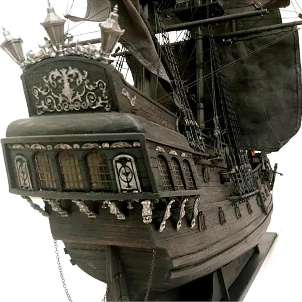 Black Pearl Ship 2024 Edition DIY Hand-assembled Wooden Ship Kit Model - Image 2