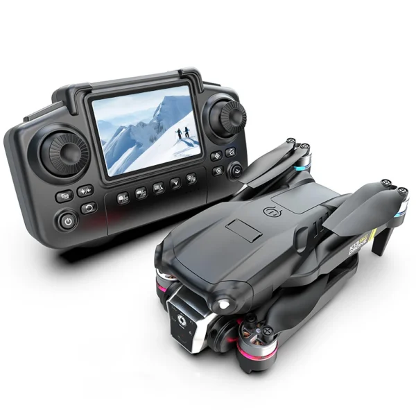 XKJ K13 MAX WiFi FPV with LCD Screen Controller HD Camera Optical Flow Positioning Brushless Foldable RC Drone Quadcopter RTF - Image 4
