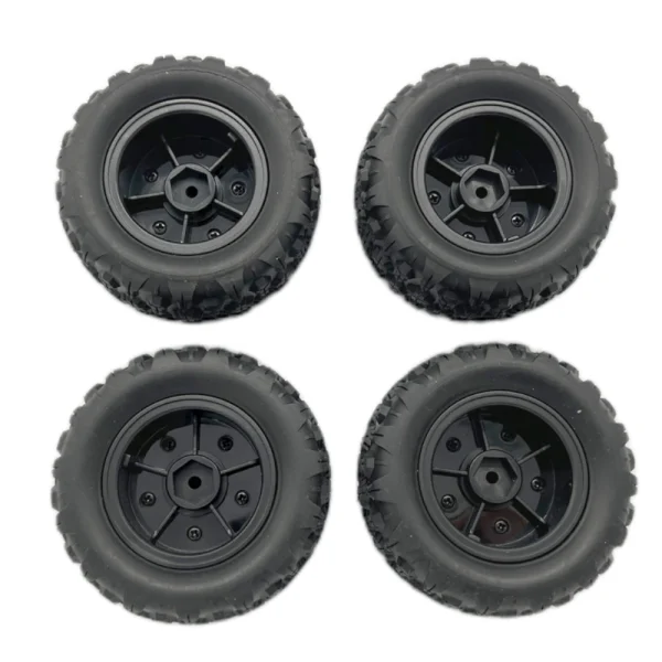 4PCS Upgraded Tires Wheels for Wltoys 144010 MJX 16208 16209 16210 SCY MNRC MN128 1/12 1/14 1/16 Monster Truck RC Cars Vehicles Models Spare Parts - Image 4