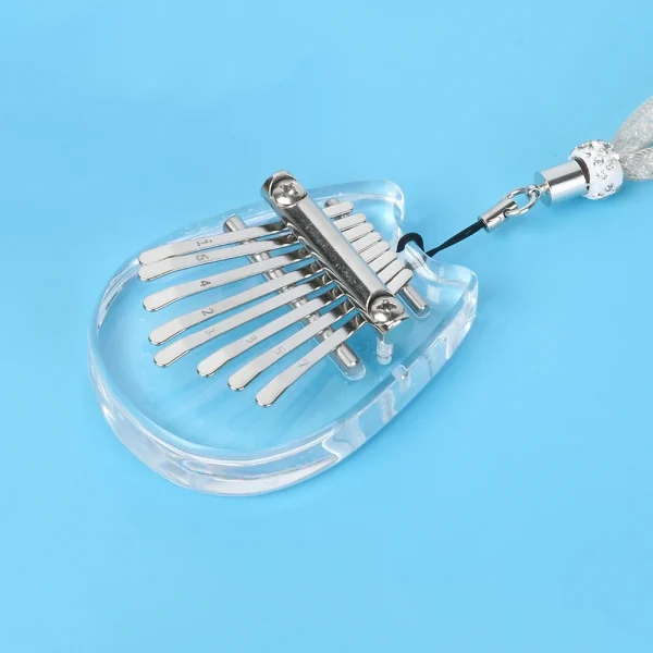 Muspor Portable Thumb Piano Crystal Mini Kalimba Instrument 8 Keys Mini Thumb Piano Musical Instrument For Beginner Music Accessories - Image 5