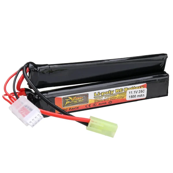 ZOP Power 11.1V 1500mAh 25C 3S LiPo Battery Tamiya Plug With T Plug Adapter Cable for RC Car - Image 4