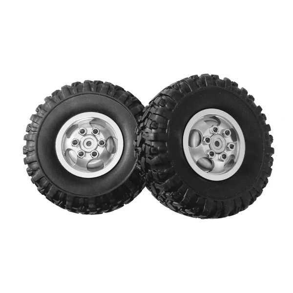 4PCS Upgraded Metal Rims Tires Wheels for TOYOTA Land Cruiser MN82 LC79 MN78 WPL D90 D91 D96 99S 1/12 RC Cars Vehicles Models Spare Parts - Image 8