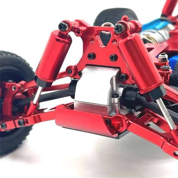 Upgraded Metal Parts Front Rear Suspension Arms Steering Cups C Hubs Rear Wheel Seats Set for Wltoys 124008 124010 1/12 RC Cars Vehicles Models Spare Accessories - Image 6