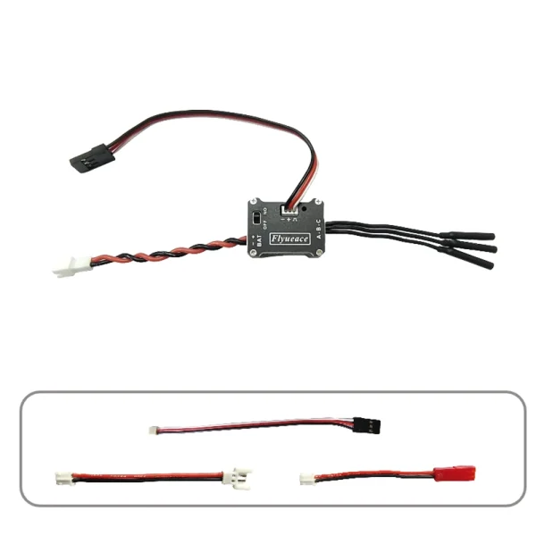FLYUEACE 1224 4500KV Brushless Motor 25A ESC Combo for  Land Rover FMS FCX24M SCX24 1/24 Rock Crawler RC Cars Vehicles Models Upgraded Parts - Image 2