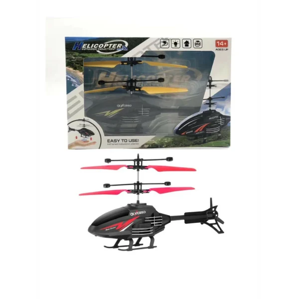 A13 Response Flying Helicopter Toys USB Rechargeable Induction Hover Helicopter With Remote Control For Over Kids Indoor And Outdoor Games - Image 4