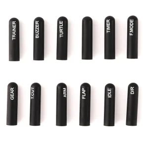 12pcs Radiomaster Labeled Silicon Switch Cover kits Short/ Long for TX16S TX12 Zorror Jumper Flysky Radio Transmitter