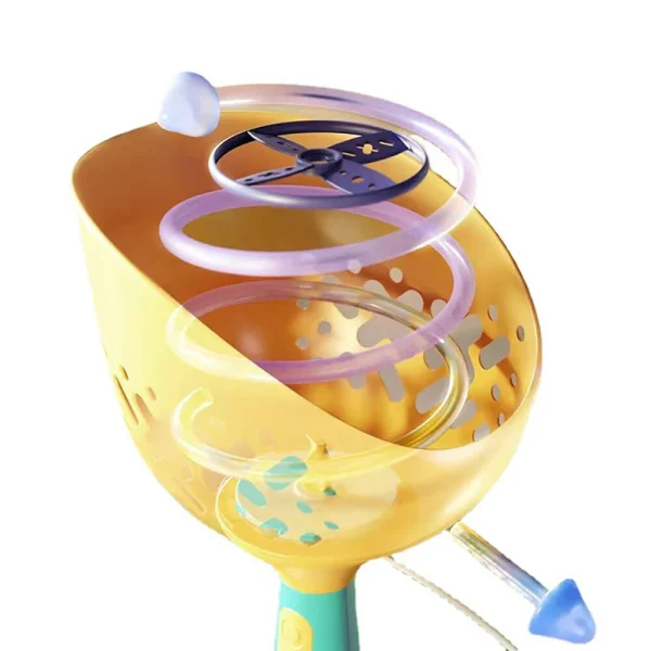 Children Launch Throw Catch Flying Saucers Outdoor Sports Games Ball Parent-child Interaction Toys Double Docking Bouncing - Image 4