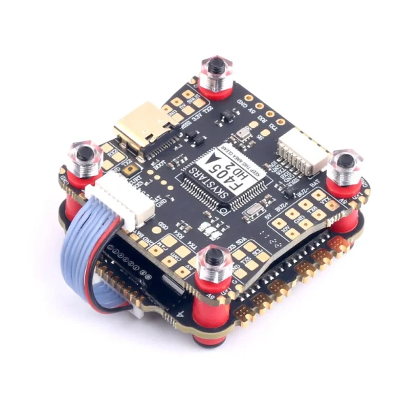30.5x30.5mm Skystars F405 HD2 F4 Flight Controller OSD Blackbox KO50 50A BL_S 4in1 ESC 3-6S Stack for DIY Freestyle FPV RC Racing Drone