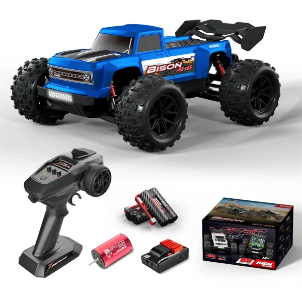 Funsky S910 Pro 1/16 2.4G 4WD 45km/h Brushless RC Car Two Battery Desert Off-Road High Speed Full Proportional Vehicles Models RTR Toys - Image 5