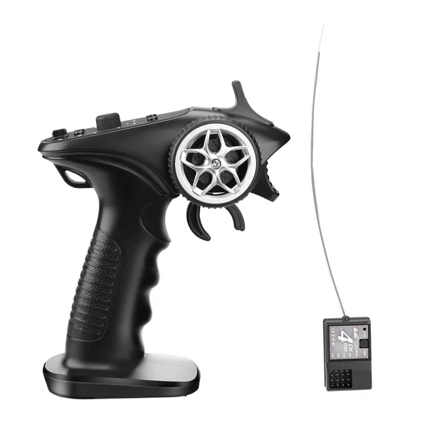 GA-4H 2.4GHz 4CH FHSS Radio Transmitter with 2.4GHz 4CH Mini RX RC Receiver for RC Car Boat Tank Airplane - Image 2