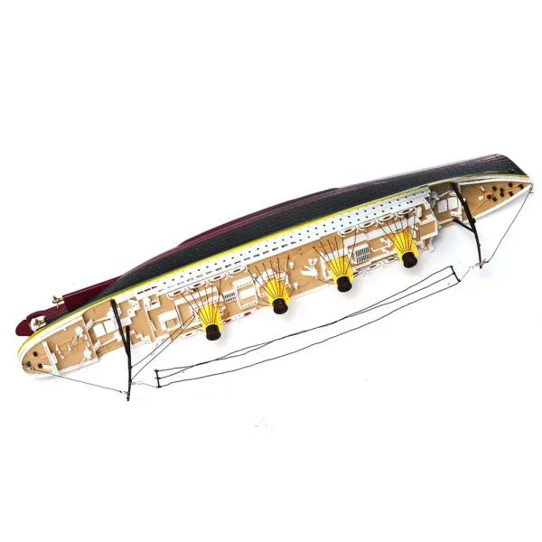NQD 757 1/325 2.4G 80cm Simulation Titanic RC Boat Electric Ship Model with Light RTR Toys - Image 7