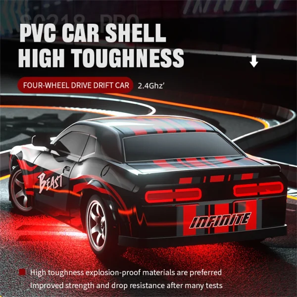 ZLL SG218 PRO 1/16 2.4G 4WD RC Car Drift On-Road High Speed Racing LED Light Semi Proportional Vehicles Model RTR Toys - Image 5