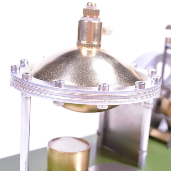 Enjomor Vertical Transparent Cylinder Steam Engine with UFO Hero's Engine Boiler Education Toy Gift for Adults & Kids - Image 3