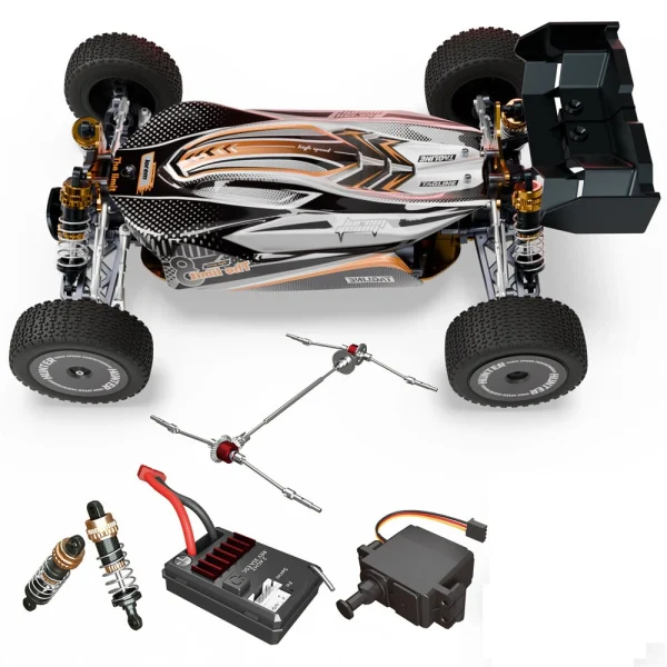 ZG 2301A 2301B RTR 1/14 2.4G 4WD 35km/h 50km/h Brushed/Brushless RC Car High Speed Racing Full Proportional Metal Chassis Off-Road Truck Vehicles Models Toys - Image 2