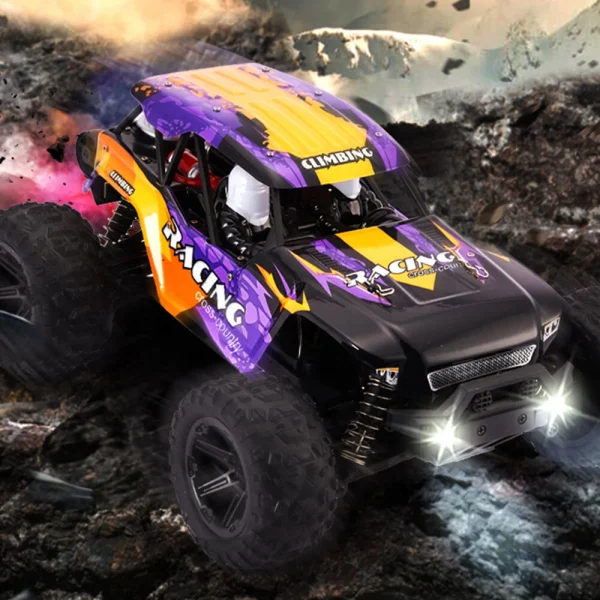 HX 1/14 2.4G 4WD RC Car Vehicle LED Light Off-Road High Speed Truck RTR Full Proportional Models Toys - Image 9