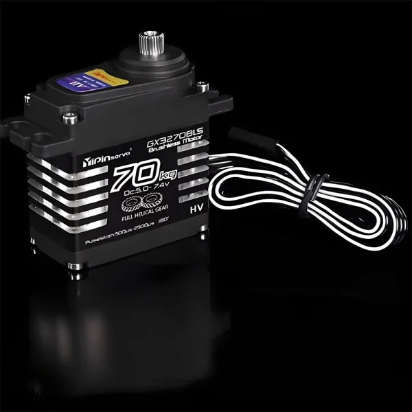YIPINSERVO GX3270BLS 25T 180/270 70kg High Torque Magnetic Induction IP68 Waterproof Digital Servo for 1/8 1/10 RC Cars - Image 5