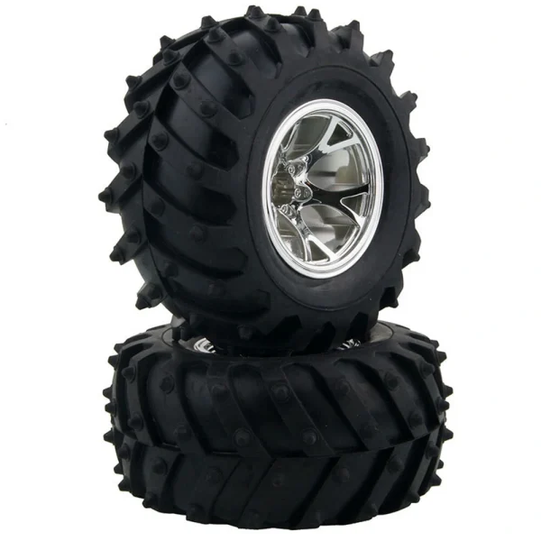 4Pcs/Per Austar Wheel Tires Plastic Wheel Rims for 1/10 RC Crawler HSP HPI Car Parts - Image 3