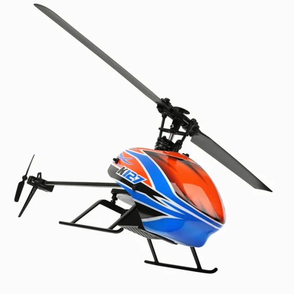 XK K127 4CH 6-Axis Gyro Altitude Hold Flybarless RC Helicopter RTF - Image 6