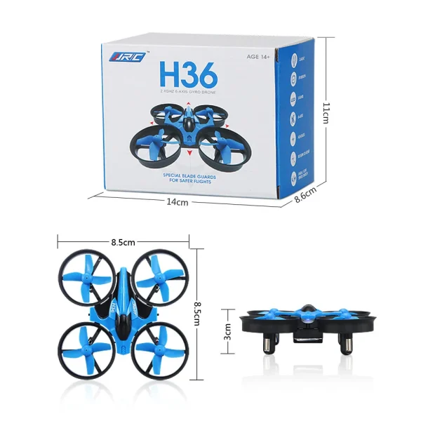 JJRC H36 Mini 2.4G 4CH 6 Axis Headless Mode RC Drone Quadcopter RTF - Image 3