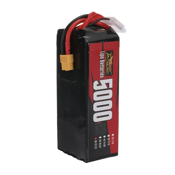 ZOP Power 6S 22.2V 5000mAh 100C 111Wh LiPo Battery XT60 Plug for RC Drone - Image 5