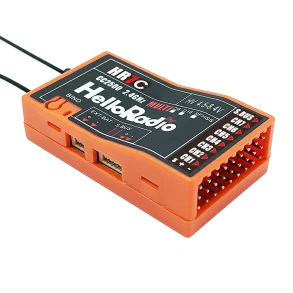 HelloRadioSky HR7C CC2500 2.4GHz 8CH D8/D16/SFHSS PWM Receiver for Fixed Wing RC Airplane