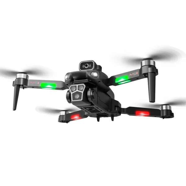 PJC M1S Three Camera Vertical Shoot Electric Adjustment WiFi FPV with 3 HD Lens 360 Infrared Obstacle Avoidance Optical Flow Positioning Brushless Foldable RC Drone Quadcopter RTF - Image 5