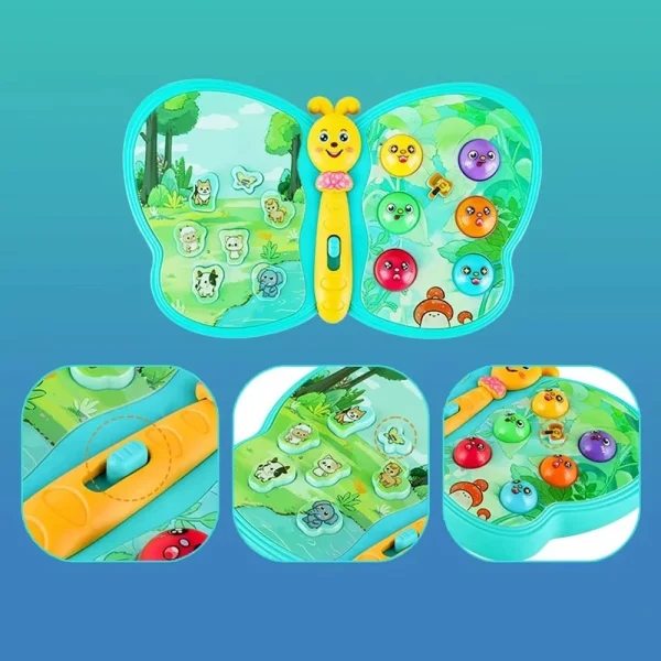 Multifunctional Electric Interactive Musical Moth Toddlers Baby Educational Sound and Light Children's Early Education Toy - Image 8
