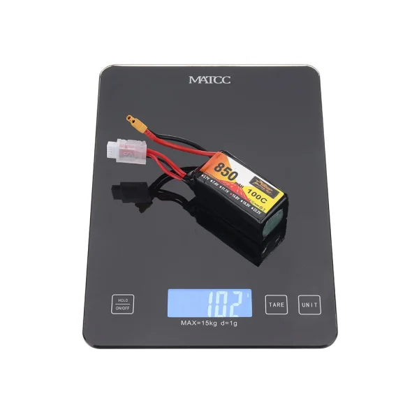 ZOP Power 14.8V 850mAh 100C 4S LiPo Battery XT30 Plug for RC Drone - Image 8